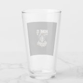 Verre La maison est où est mon Beagle_1 (Dos)