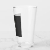 Verre La maison est où est mon Beagle_1 (Gauche)