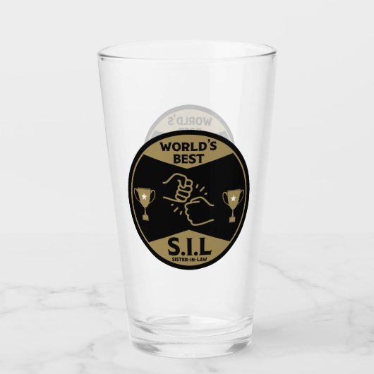 Verre La meilleure belle-soeur du monde (Devant)