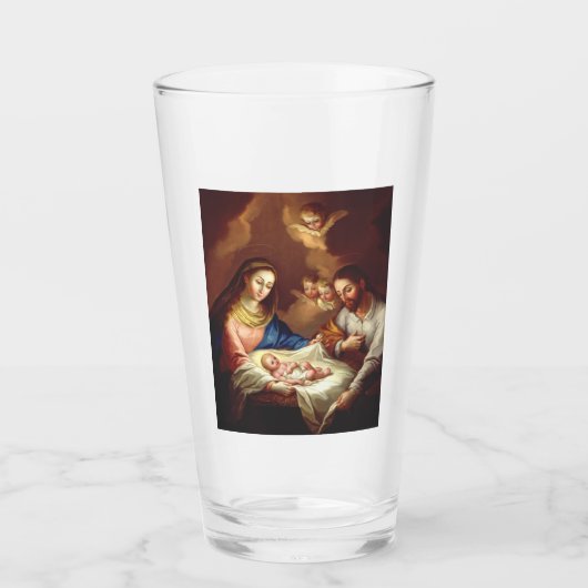 Verre La Nativité de Jésus-Christ (Devant)