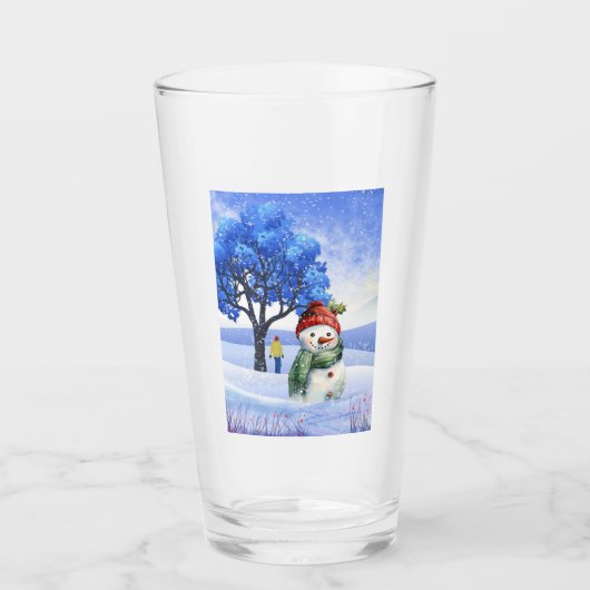 VERRE LA NEIGE S'AMUSERA EN HIVER (Devant)