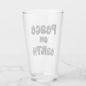 Verre La Paix sur Terre Noël (Dos)