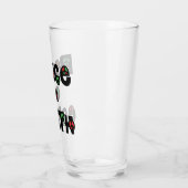 Verre La Paix sur Terre Noël (Gauche)