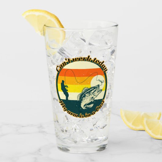 Verre La pêche amusante ne peut pas fonctionner aujourd' (Devant glace)