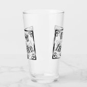 Verre La pêche est ma citation préférée (Gauche)