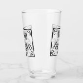 Verre La pêche est ma citation préférée (Droite)