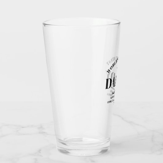 Verre La plus grande pinte noire DADDY du monde (Droite)