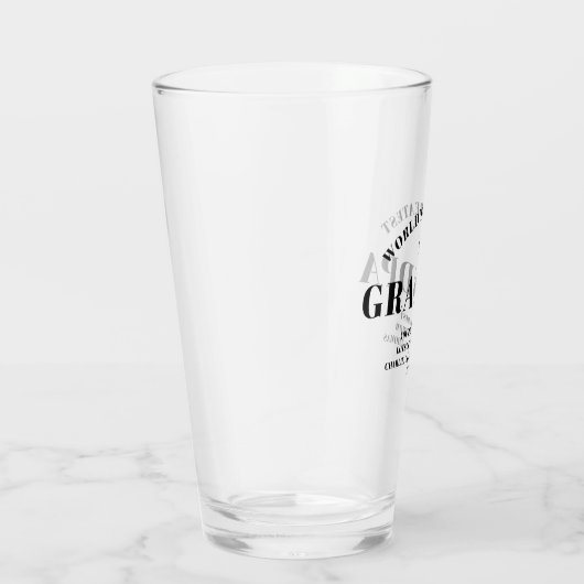 Verre La plus grande pinte noire GRANDPA du monde (Droite)