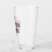 Verre La révolution est féminine (Gauche)