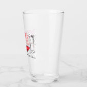 Verre La Saint-Valentin de Dr. Seuss | Conception XOXO (Gauche)