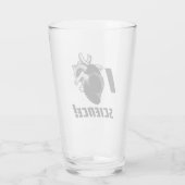 Verre La Science I (de coeur anatomique) (Dos)