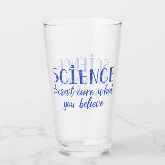 Verre La Science ne s'inquiète pas ce que vous croyez (Devant)