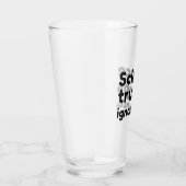 Verre La science prime l'ignorance (Droite)