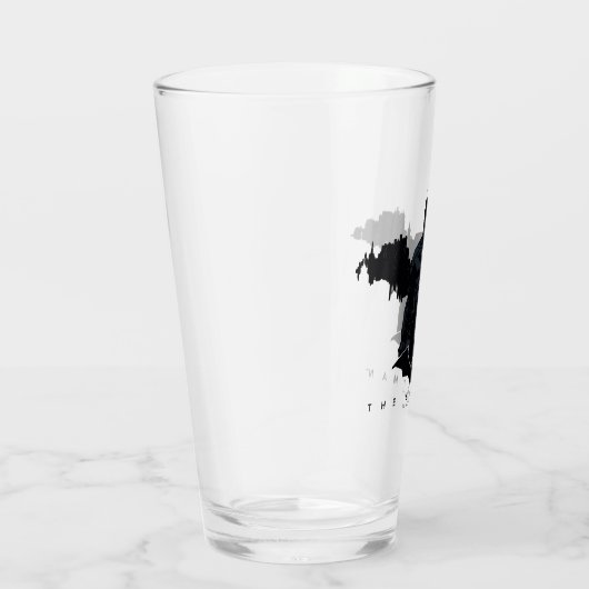 Verre La silhouette de Batman Gotham (Droite)