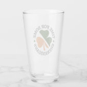 Verre La St. Patrick's c'est l'heure de quelques bêtises (Dos)