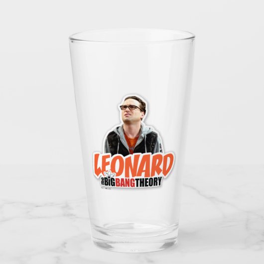Verre La théorie du Big Bang | Leonard (Devant)