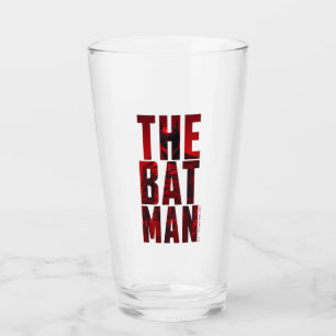 Verre La typographie de Batman coupée