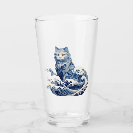 Verre La Vague De Chat Au Large De Kanagawa (Devant)