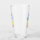 Verre La vie est courte, dansons (Gauche)