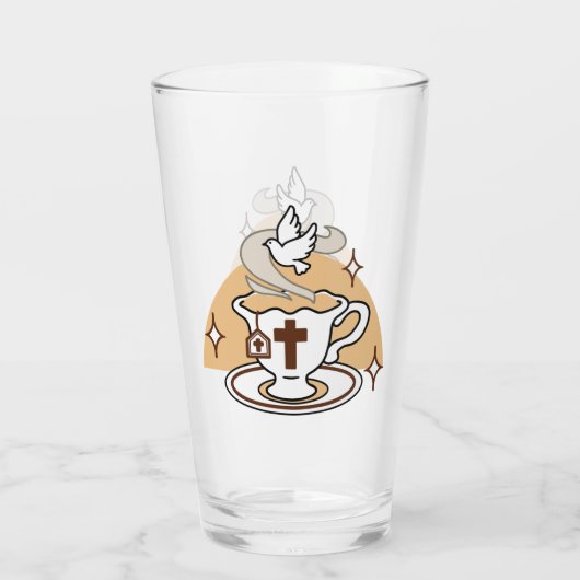 Verre La vie est douce avec Jésus - Christian Faith Tea  (Dos)