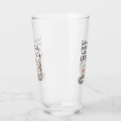 Verre La Vie Est Meilleure Avec Les Chats Doodle (Gauche)