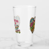 Verre La vie est meilleure en tongs - Vibes d'été (Gauche)