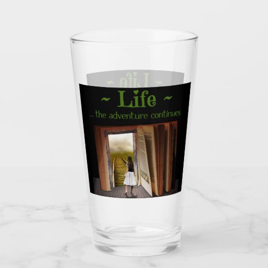 Verre La vie, l'aventure continue (Devant)