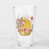 Verre La vie n'est pas une course, c'est un voyage (Devant)