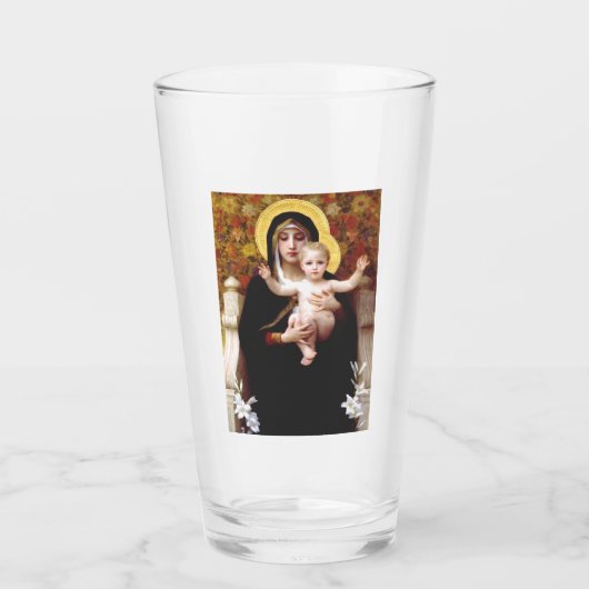 Verre La Vierge aux lys (Devant)