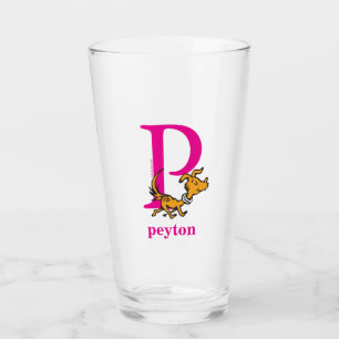 Verre L'ABC de Dr Seuss : Lettre P - Rose   Ajoutez votr