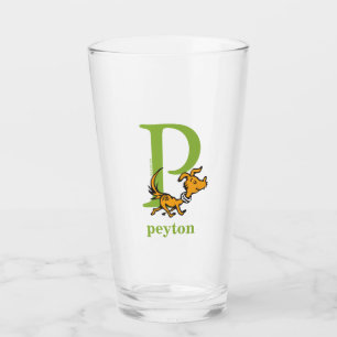 Verre L'ABC de Dr Seuss : Lettre P - Vert   Ajoutez votr