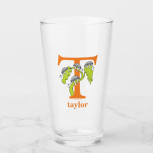 Verre L'ABC de Dr Seuss : Lettre T - Orange   Ajoutez vo