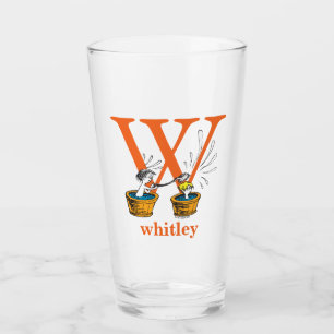 Verre L'ABC de Dr Seuss : Lettre W - Orange Ajoutez vo
