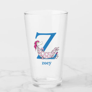 Verre L'ABC de Dr. Seuss : Lettre Z - Bleu Ajoutez vot