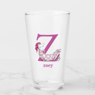 Verre L'ABC de Dr Seuss : Lettre Z - Violet Ajoutez vo