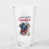 Verre Laboratoire patriotique de chiens (Dos)