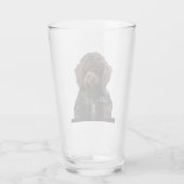 Verre Labradoodle, doré, bernedoodle drôle cadeau (Dos)