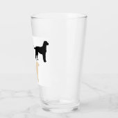 Verre labrador extraction toutes les couleurs silhouette (Gauche)