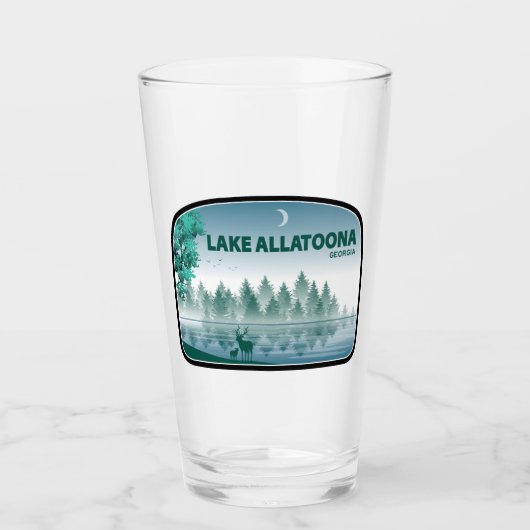 Verre Lac Allatoona Georgia Deer (Devant)