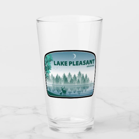 Verre Lac Pleasant Arizona Deer (Devant)