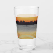 Verre Lac Wendouree Calme Avant la Tombée de la Nuit (Dos)