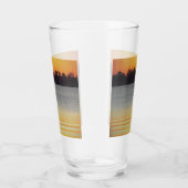 Verre Lac Wendouree Calme Avant la Tombée de la Nuit (Droite)