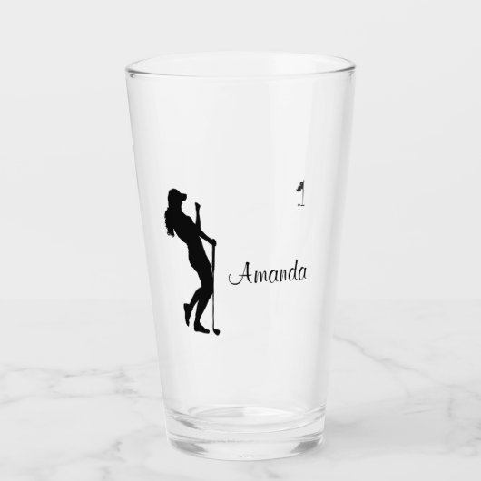Verre Ladies Golfer Personal (Devant)