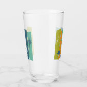 Verre L'Âge Atomique Rectangue Les Étoiles Boomerang Au  (Droite)