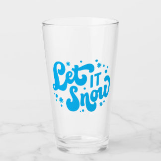 Verre Laisser neiger hiver design