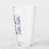 Verre Laisser neiger hiver Parties scintillant Bleu Scri (Gauche)