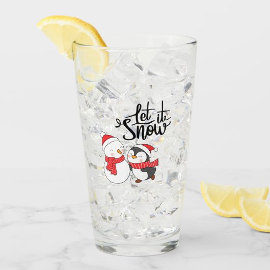 Verre Laisser neiger sur (Devant glace)