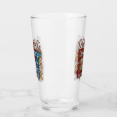 Verre Laissons-nous ! | Fireworks | Étoiles et rayures (Gauche)