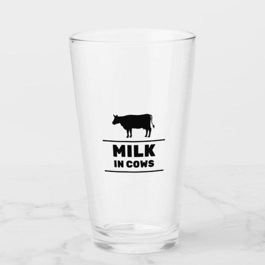 Verre Lait dans les vaches (Devant)