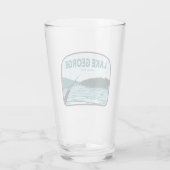 Verre Lake George New York Rod de pêche (Dos)